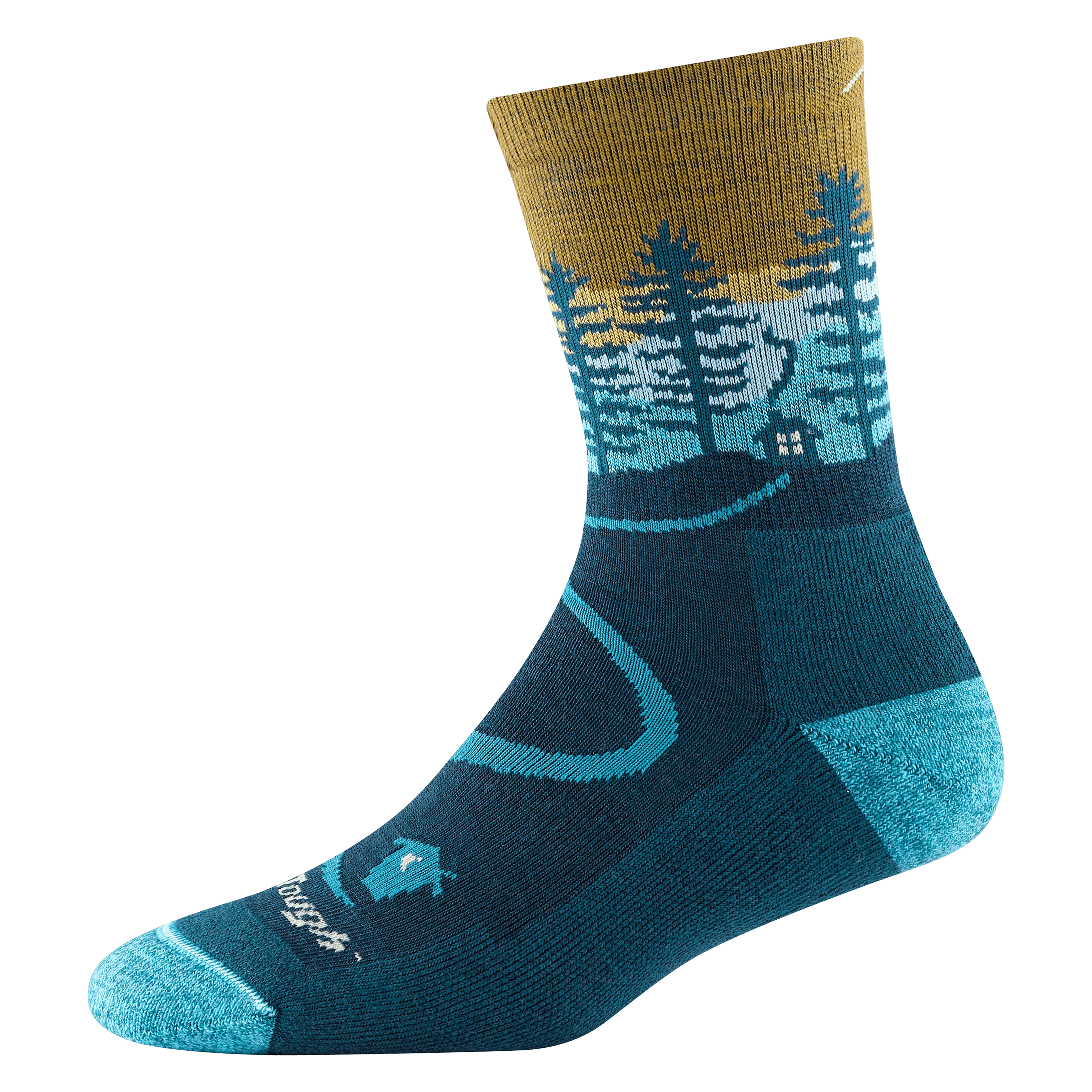 Darn Tough Womens Northwoods Micro Crew Midweight Hiking Socks