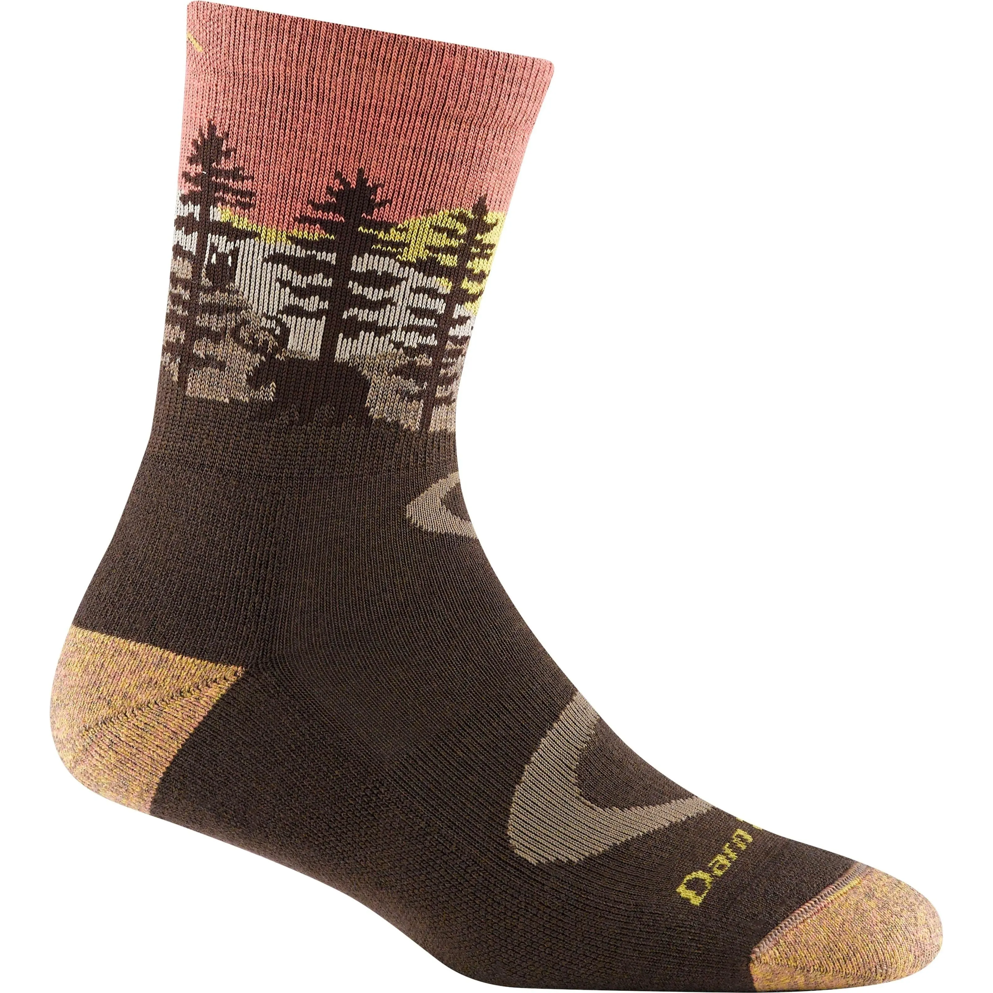 Darn Tough Womens Northwoods Micro Crew Midweight Hiking Socks