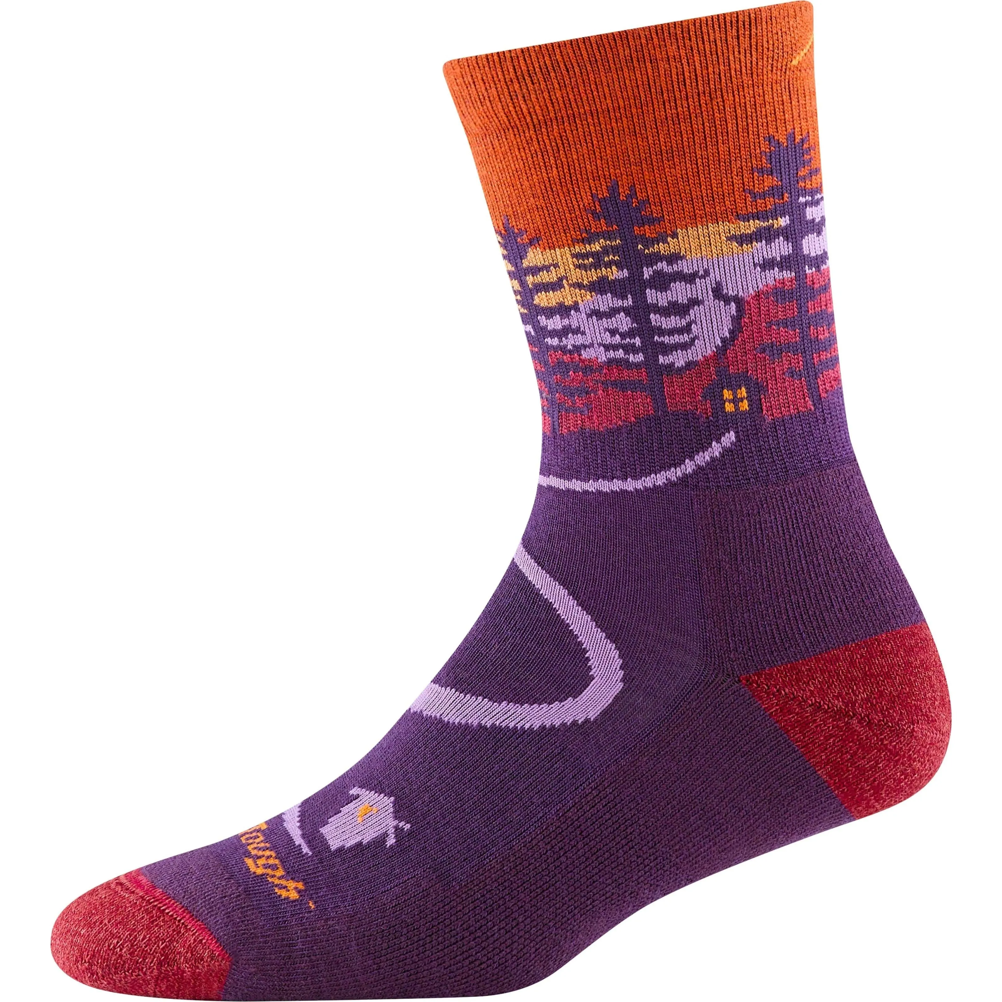 Darn Tough Womens Northwoods Micro Crew Midweight Hiking Socks