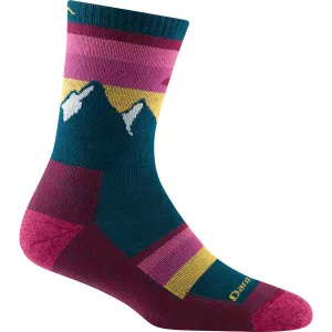 Darn Tough Womens Sunset Ledge Micro Crew Lightweight Hiking Socks