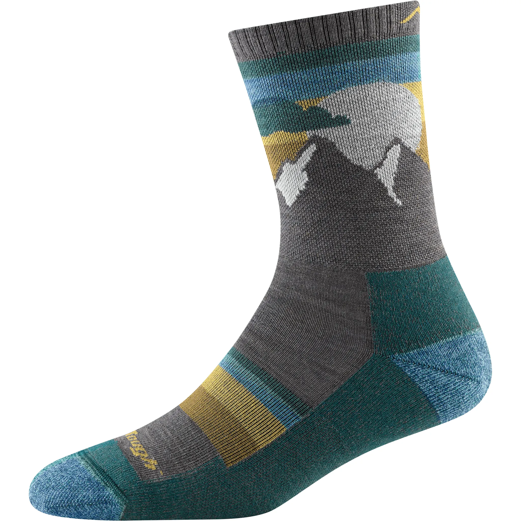 Darn Tough Womens Sunset Ledge Micro Crew Lightweight Hiking Socks