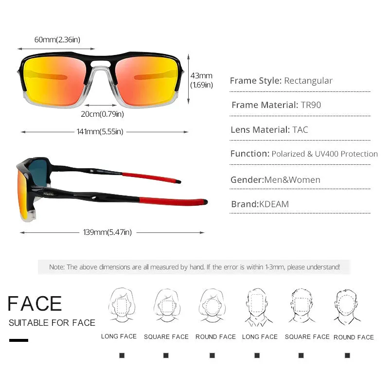 DazzleBlock TR90 Polarized Sunglasses
