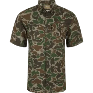 Drake Short-Sleeved Flyweight Camo Hunting Shirt