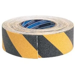Draper Heavy Duty Safety Grip Tape Roll, 18M X 50Mm, Black And Yellow Dr-65440