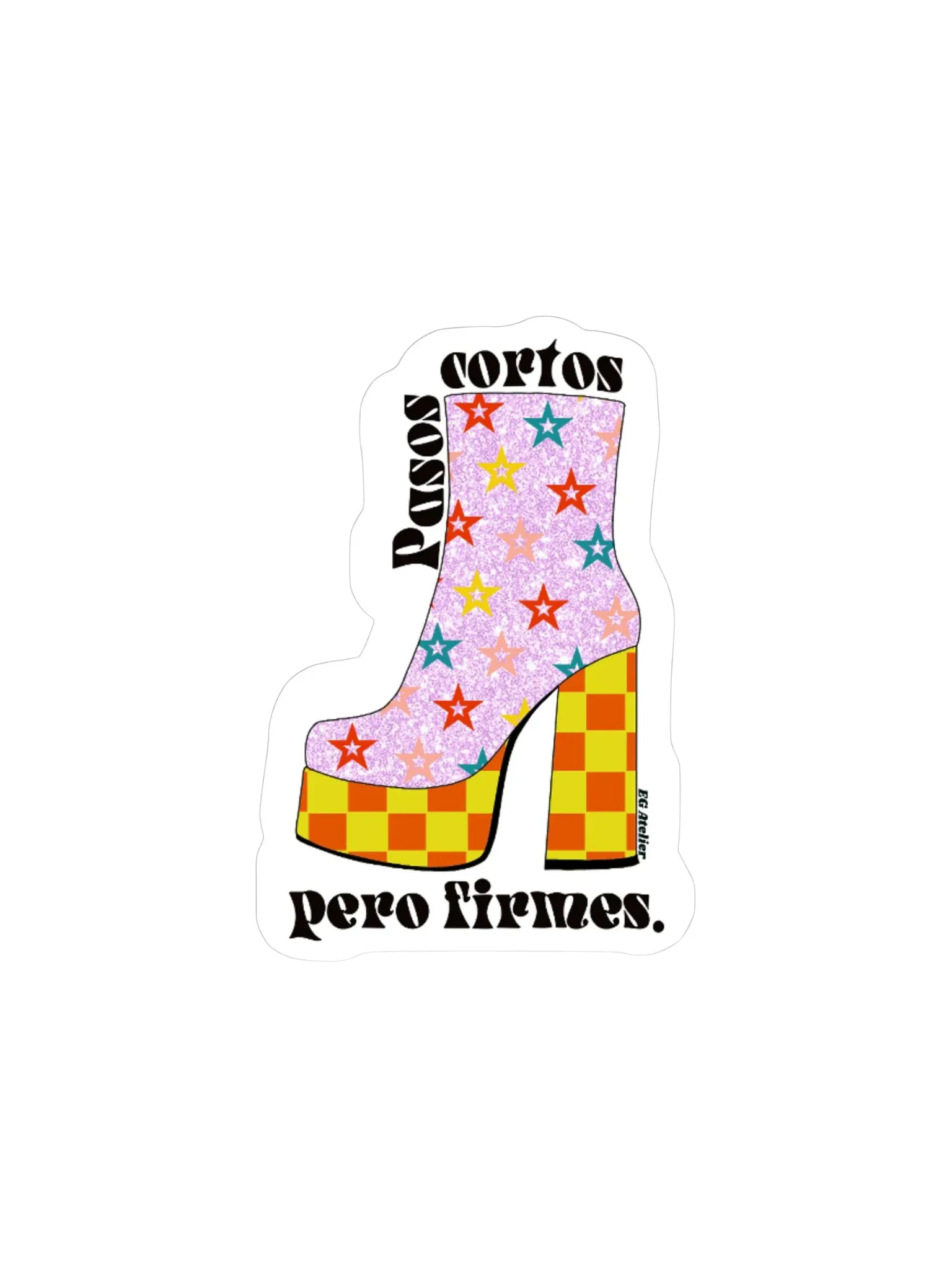 EG ATELIER- Sticker - Pasos Firmes Boot