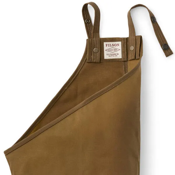 FILSON SINGLE TIN CLOTH CHAPS - DARK TAN