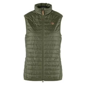 Fjallraven Womens Abisko Padded Vest Laurel Green