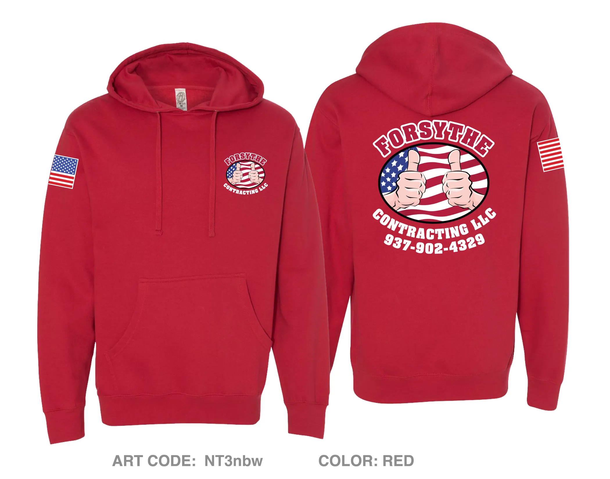 Forsythe Contracting LLC Comfort Unisex Hooded Sweatshirt - NT3nbw