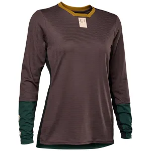 Fox Womens Defend Ls Jersey [Rootbeer]