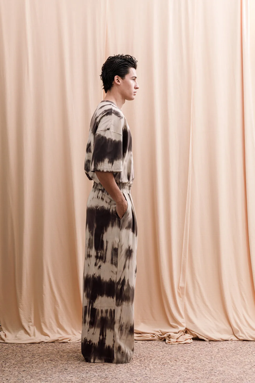 Gado Pants Tie-Dye Ecru