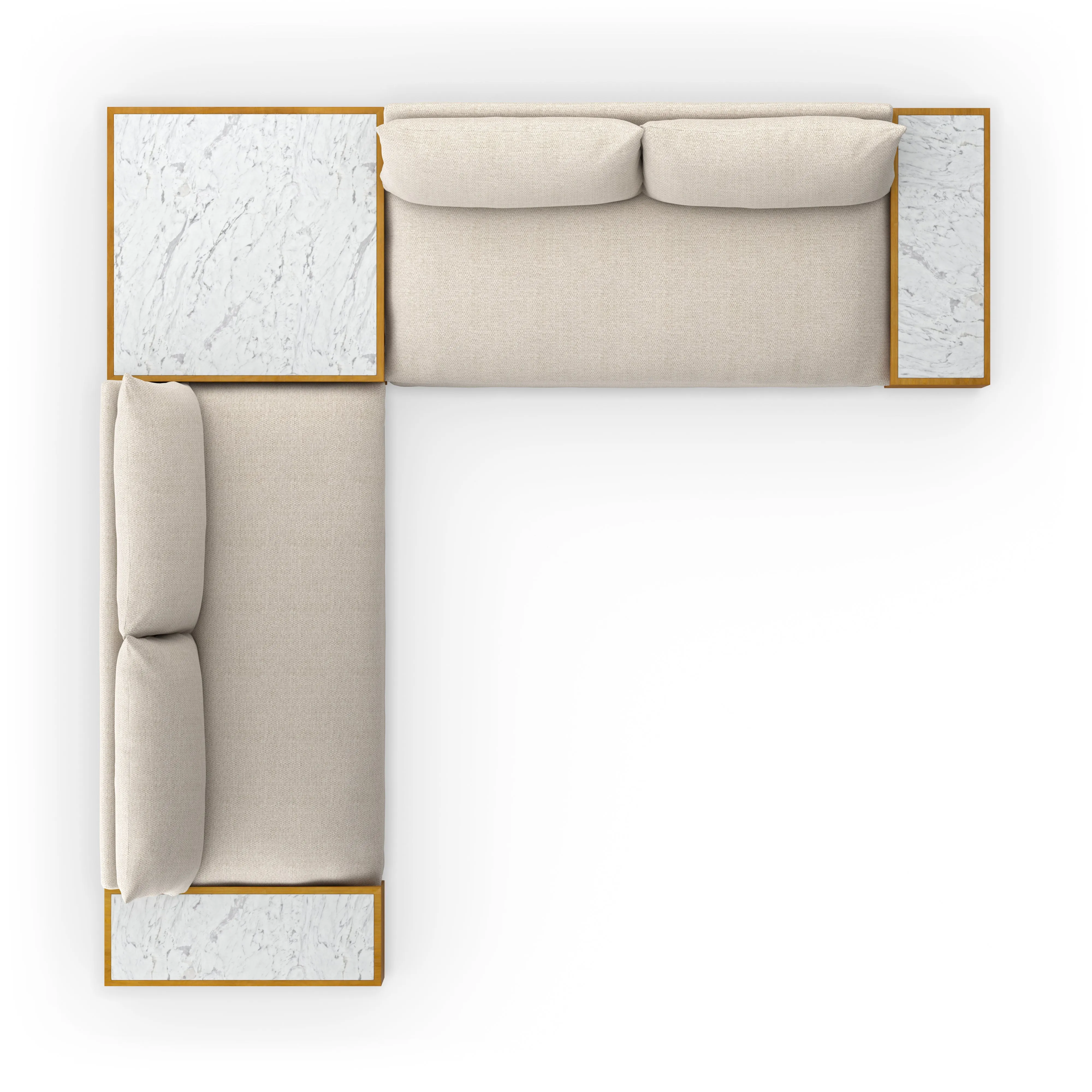 Grant Outdoor 2-Pc Sectional with Coffee & End Tables - Faye Sand