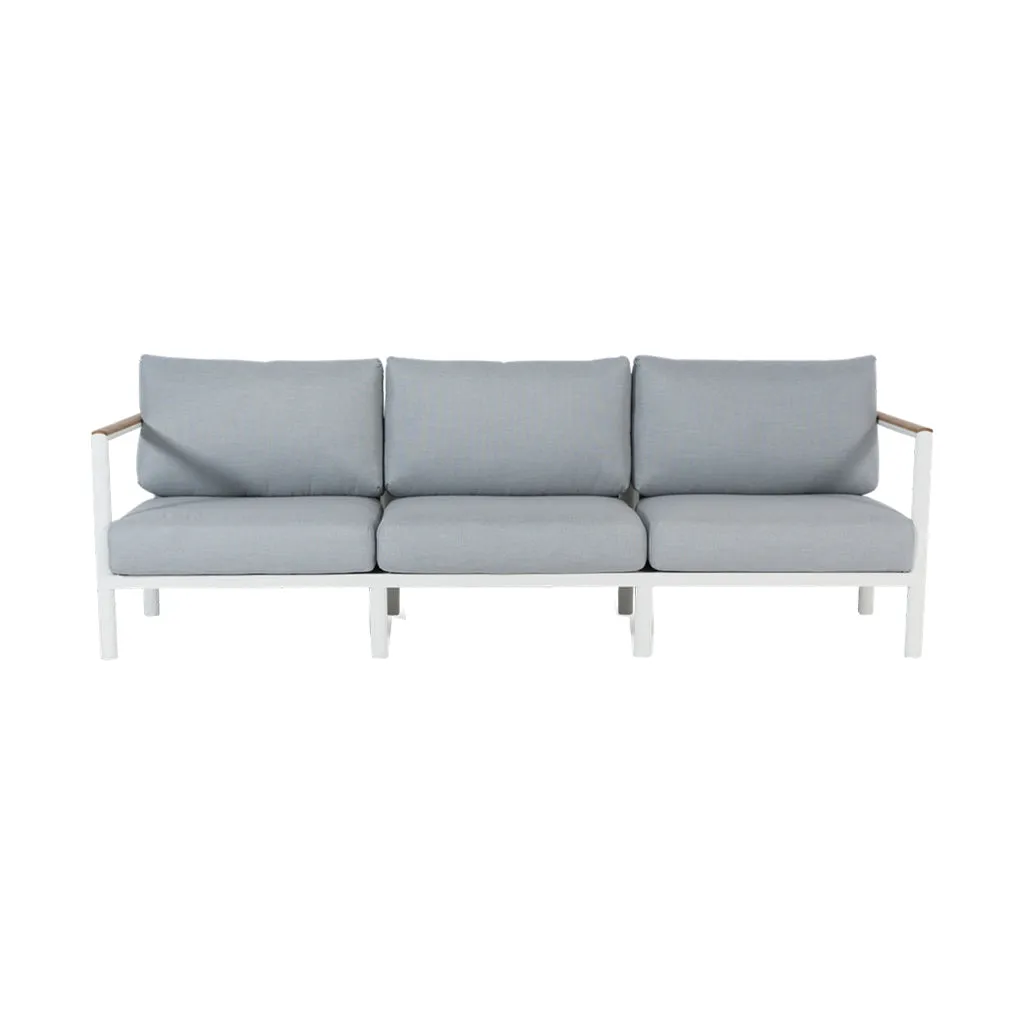 Grenada Outdoor 3-Seater Sofa - White
