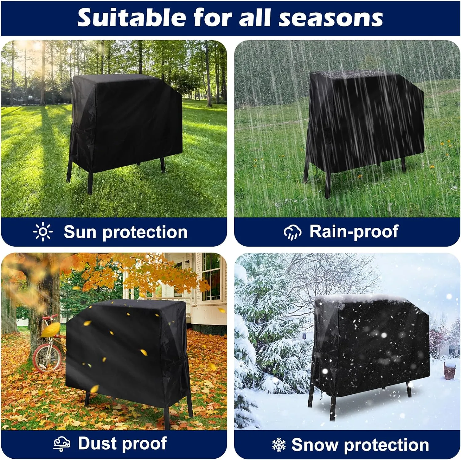Griddle Grill Cover for Blackstone 22 inch and 17 inch with Hood (Cover Only)