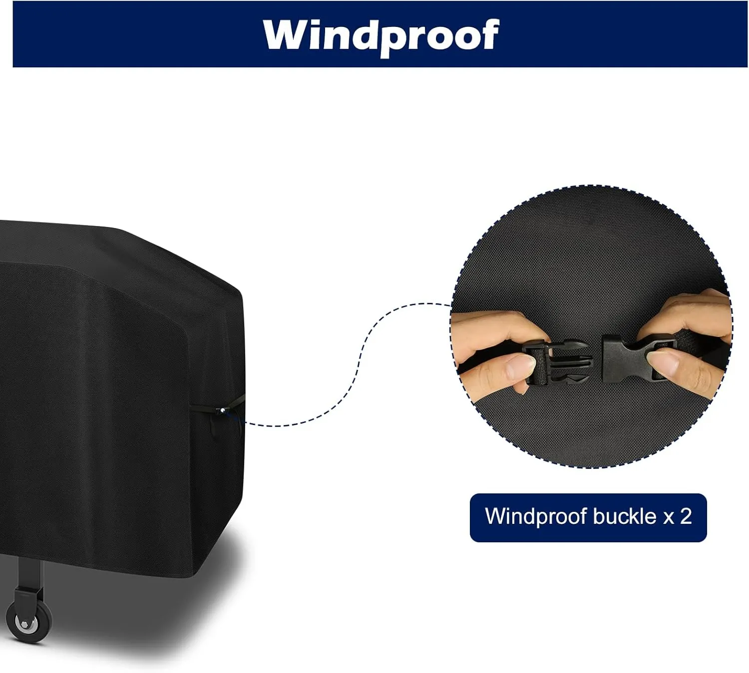Griddle Grill Cover for Blackstone 22 inch and 17 inch with Hood (Cover Only)