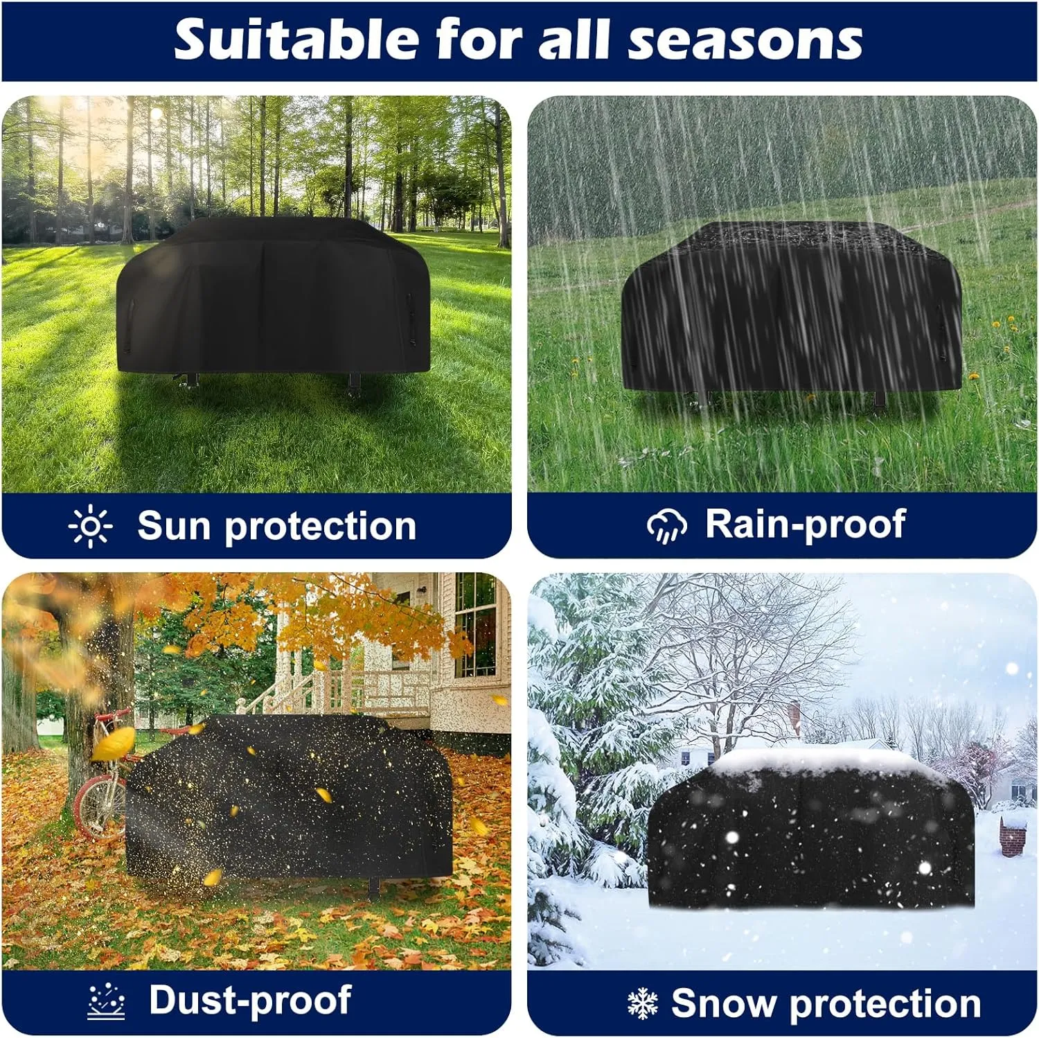 Griddle Grill Cover for Blackstone 22 inch and 17 inch with Hood (Cover Only)