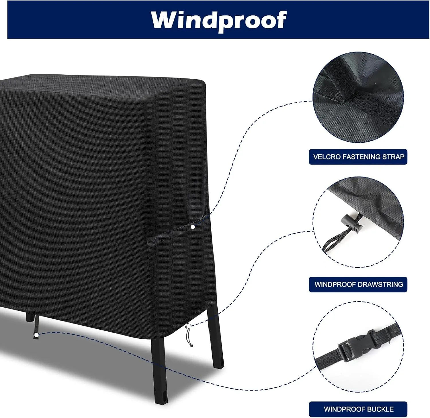 Griddle Grill Cover for Blackstone 22 inch and 17 inch with Hood (Cover Only)