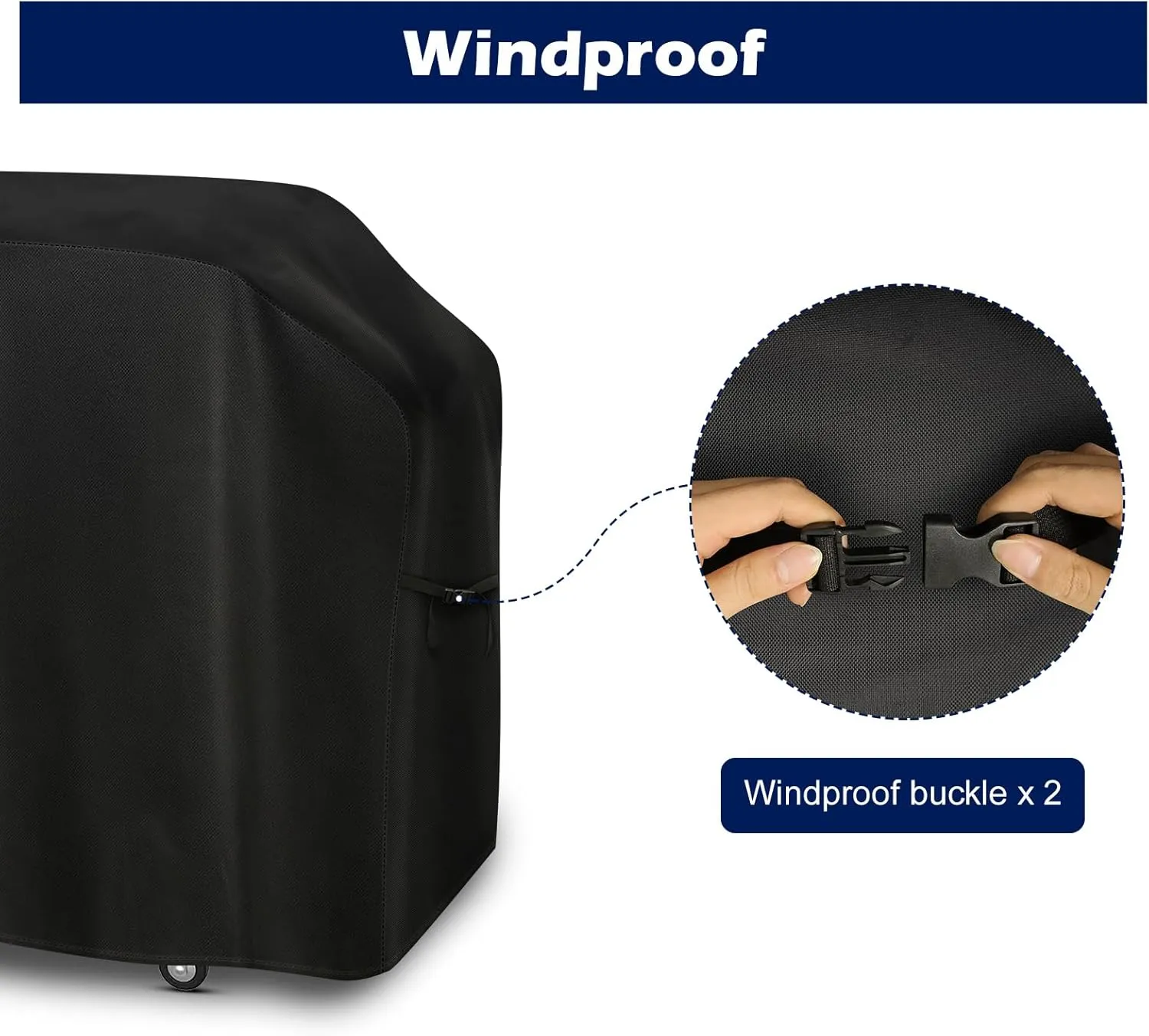 Griddle Grill Cover for Blackstone 22 inch and 17 inch with Hood (Cover Only)