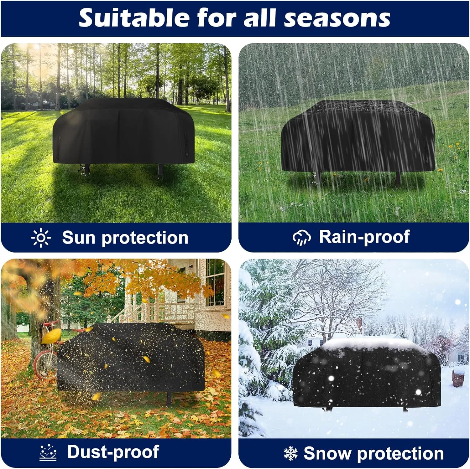 Griddle Grill Cover for Blackstone 22 inch and 17 inch with Hood (Cover Only)