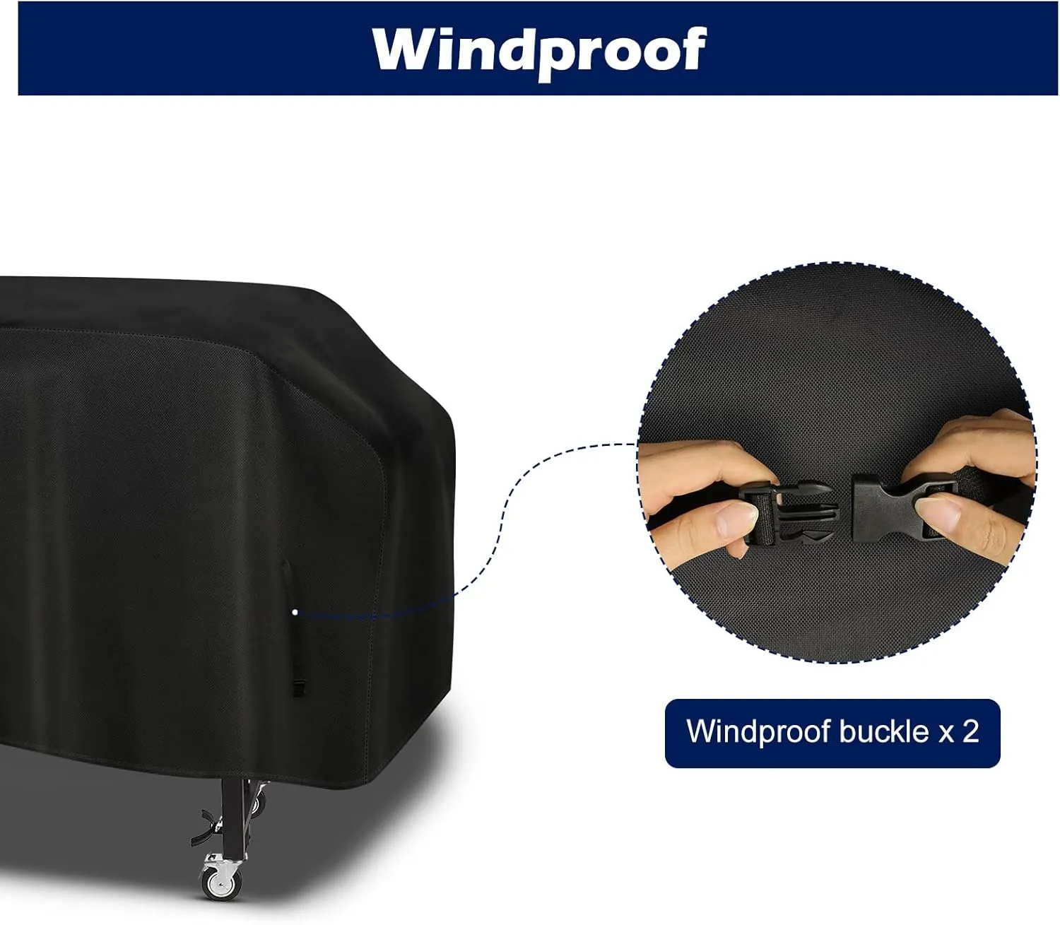 Griddle Grill Cover for Blackstone 22 inch and 17 inch with Hood (Cover Only)
