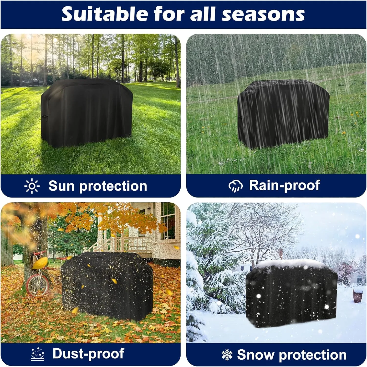 Griddle Grill Cover for Blackstone 22 inch and 17 inch with Hood (Cover Only)