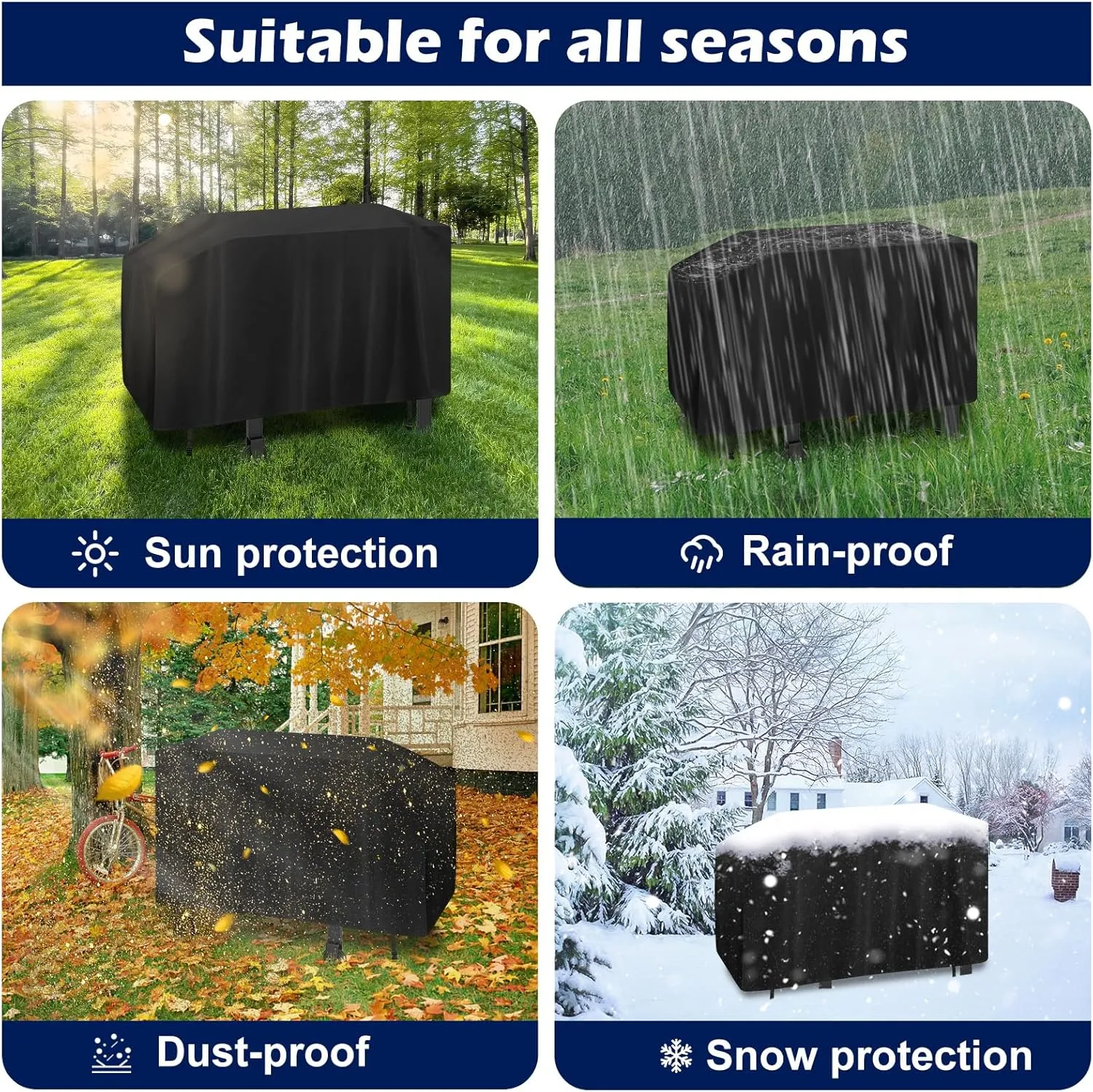 Griddle Grill Cover for Blackstone 22 inch and 17 inch with Hood (Cover Only)