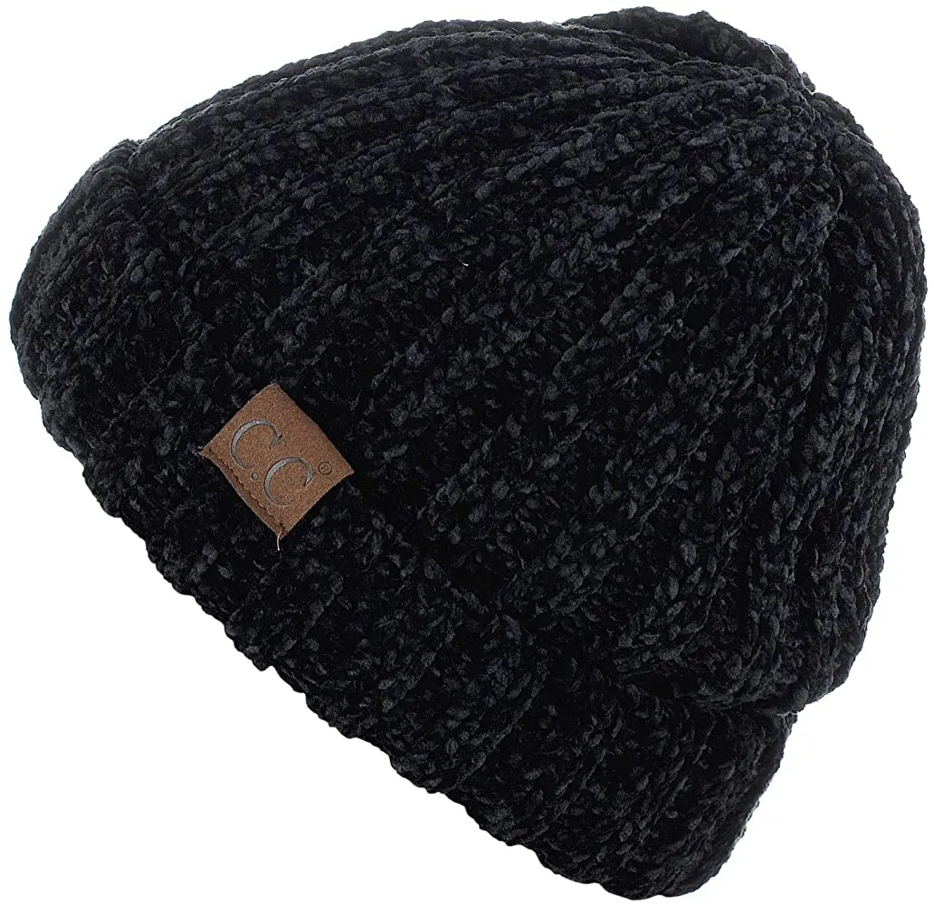 Grislys Cosmic Black Knit Caps