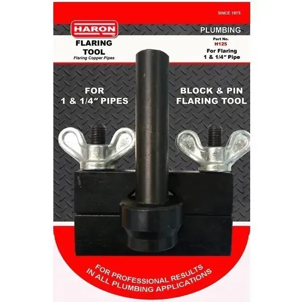Haron H125 1 & 1/4″ Heavy Duty Block and Pin Flaring Tool