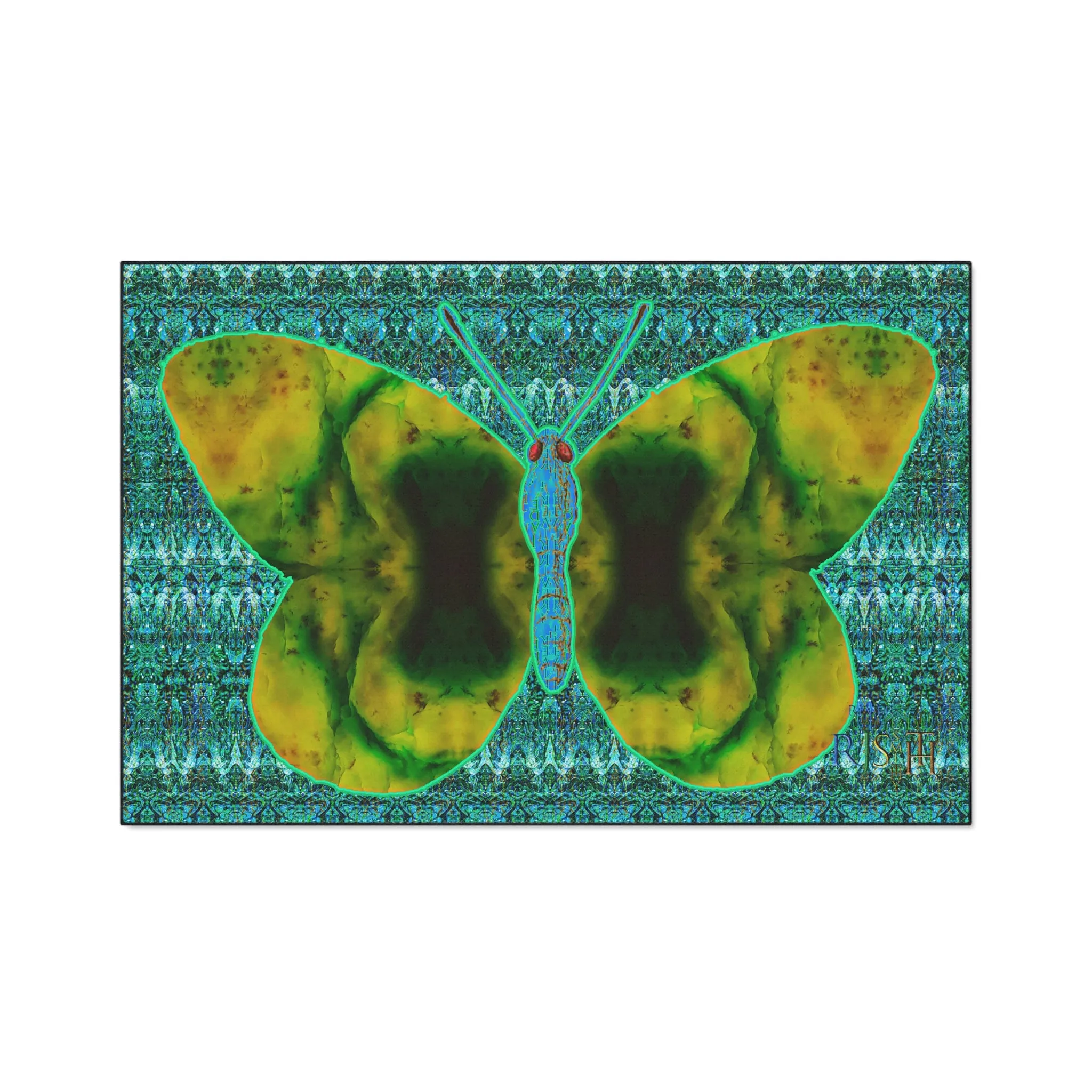 Heavy Duty Floor Mat (Butterfly Glade Denizen & Samhain Dream Thaw 12 & Blue Logo@Alchemic) RJSTH@Fabric#10_9 of 16 RJSTHw2025 RJS