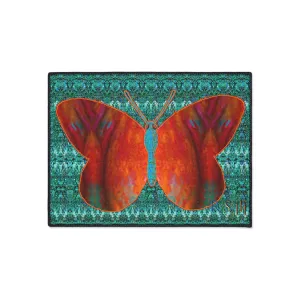 Heavy Duty Floor Mat (Butterfly Glade Denizen & Samhain Dream Thaw 12 & Blue Logo@Alchemic) RJSTH@Fabric#12_14 of 16 RJSTHw2025 RJS
