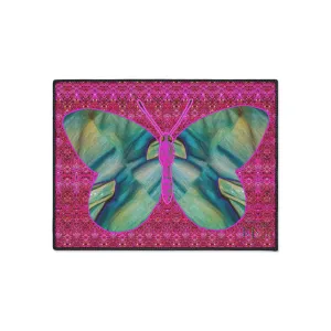 Heavy Duty Floor Mat (Butterfly Glade Denizen & Samhain Dream Thaw 13 & Pink Logo@Alchemic) RJSTH@Fabric#9_12 of 14 RJSTHw2025 RJS