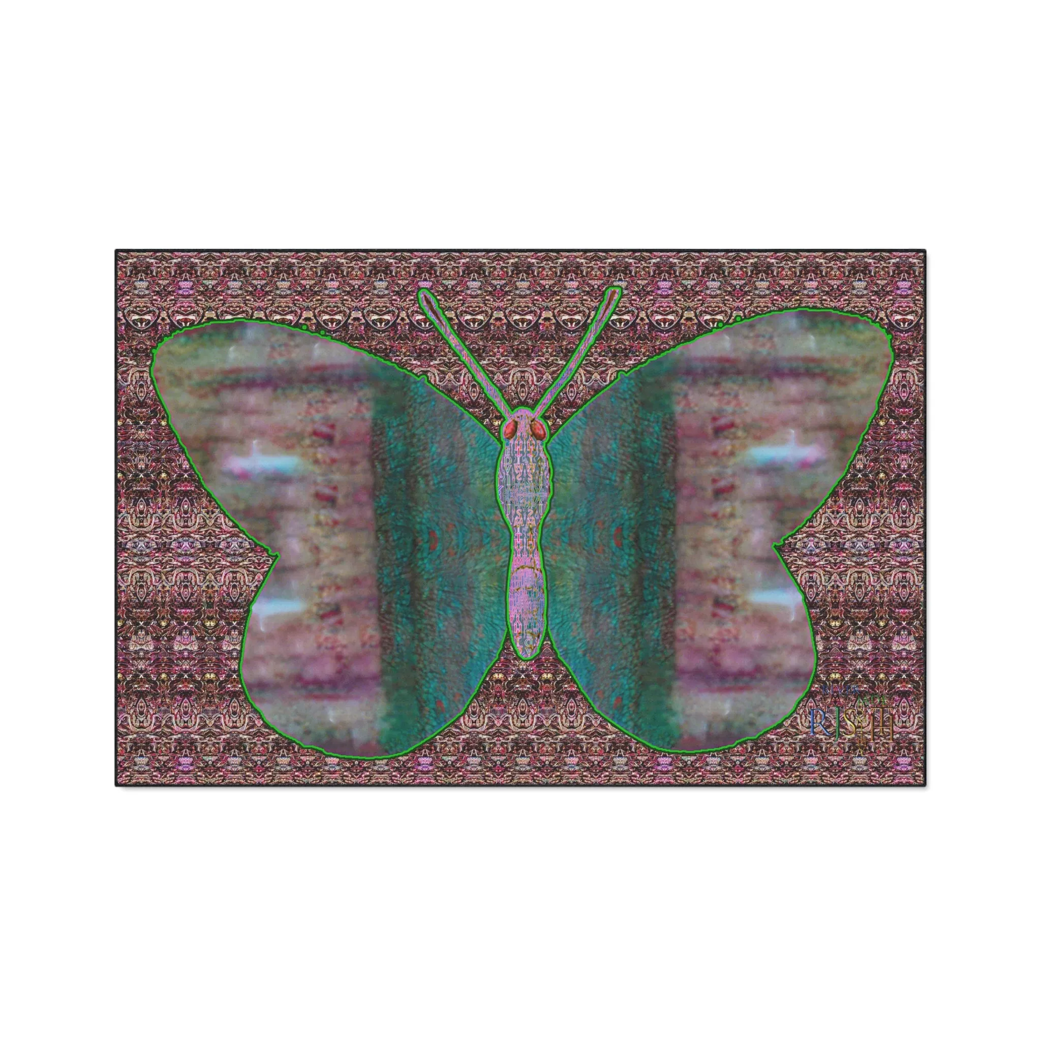 Heavy Duty Floor Mat (Butterfly Glade Denizen & Samhain Dream Thaw 14 & Purple Logo@Alchemic) RJSTH@Fabric#4_7 of 15 RJSTHw2025 RJS