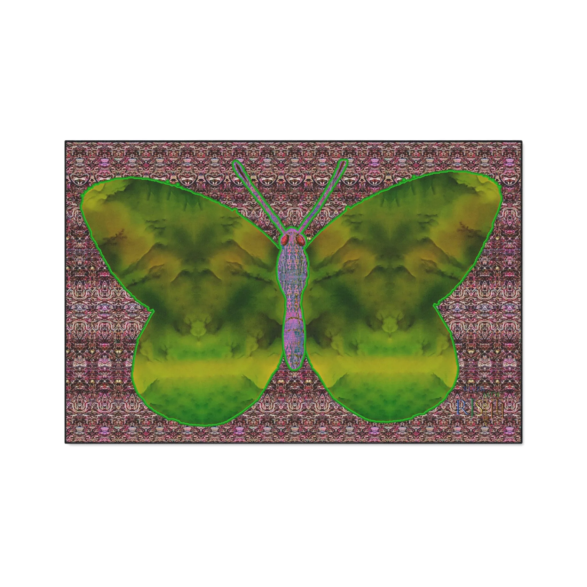 Heavy Duty Floor Mat (Butterfly Glade Denizen & Samhain Dream Thaw 14 & Purple Logo@Alchemic) RJSTH@Fabric#5_16 of 18 RJSTHw2025 RJS