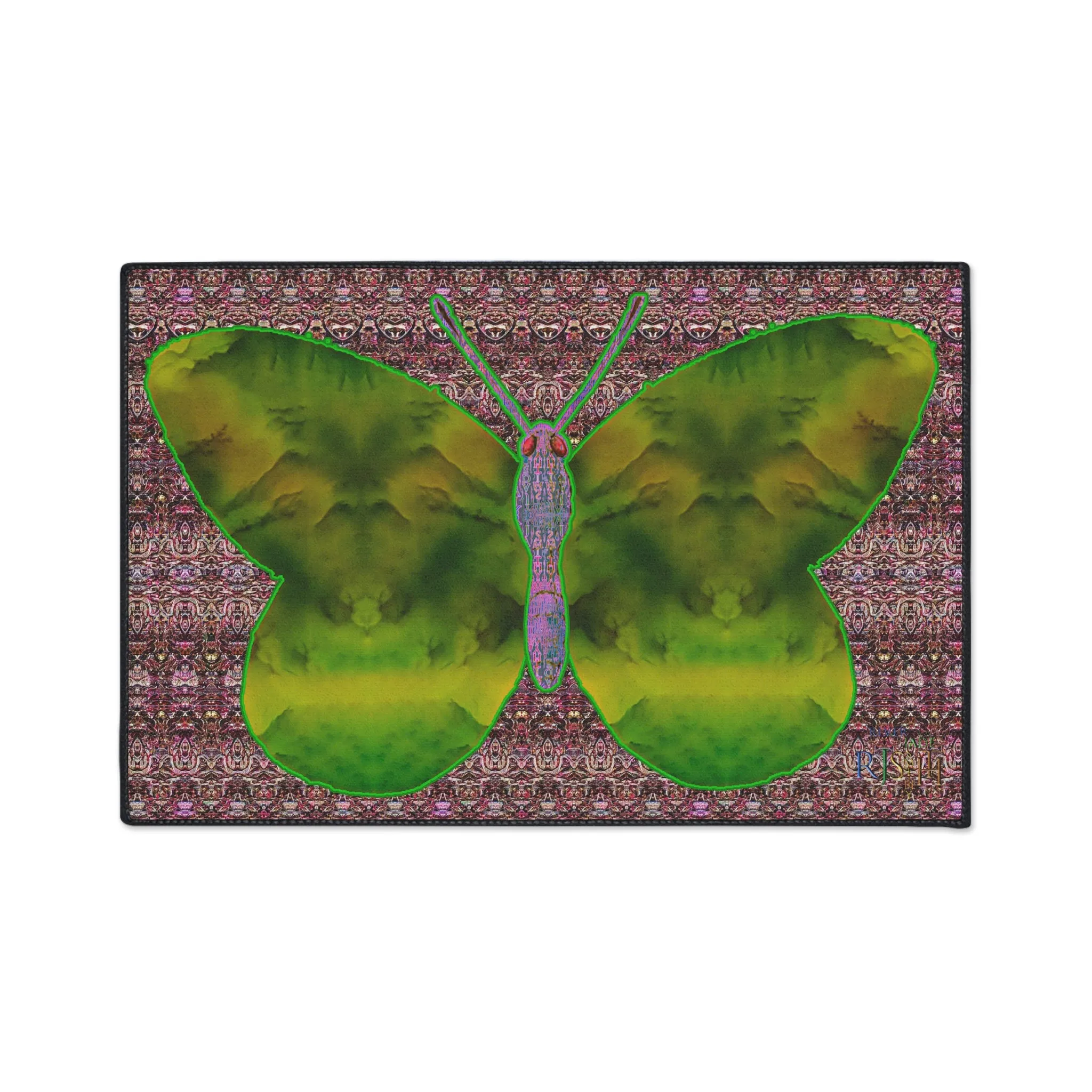 Heavy Duty Floor Mat (Butterfly Glade Denizen & Samhain Dream Thaw 14 & Purple Logo@Alchemic) RJSTH@Fabric#5_16 of 18 RJSTHw2025 RJS