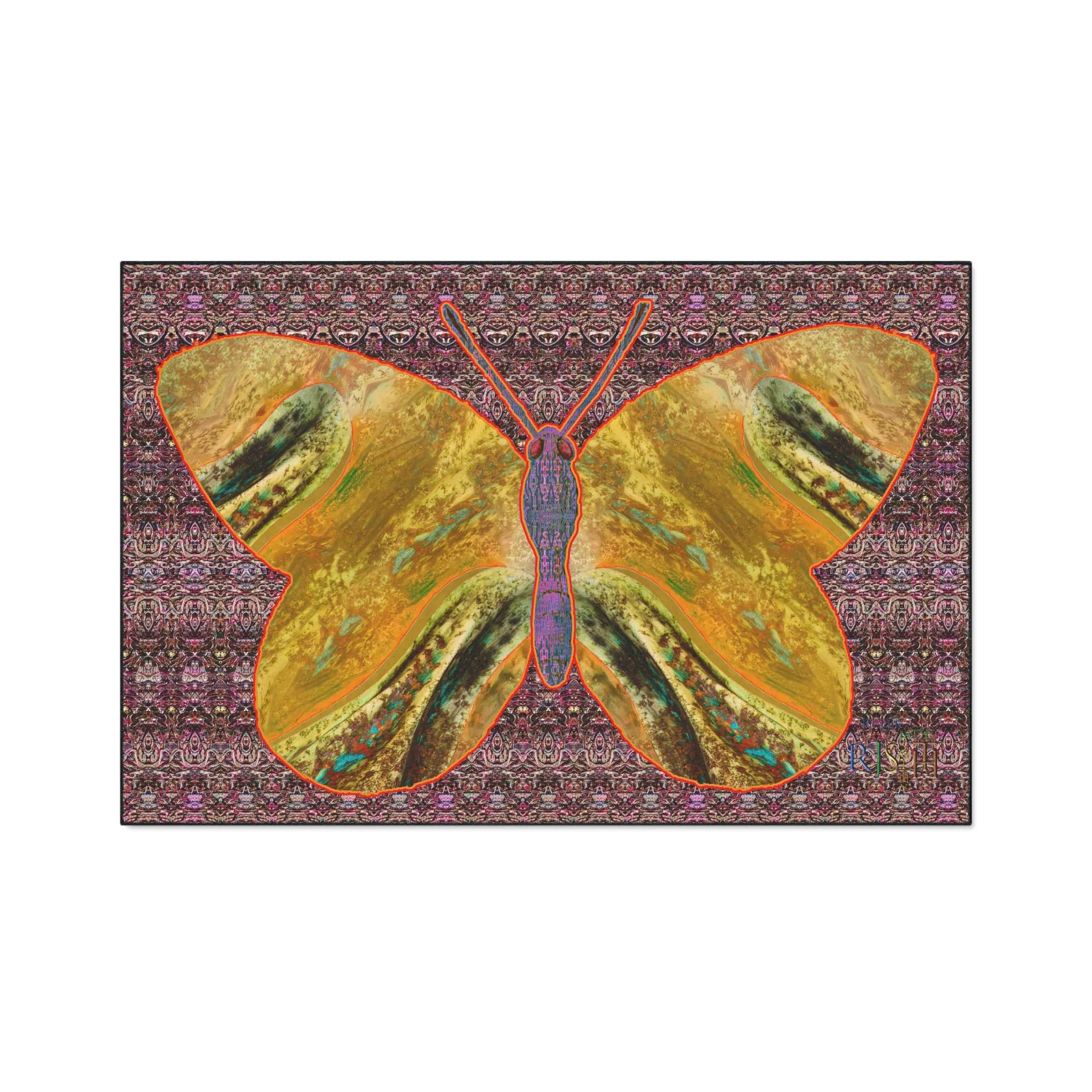 Heavy Duty Floor Mat (Butterfly Glade Denizen & Samhain Dream Thaw 14 & Purple Logo@Alchemic) RJSTH@Fabric#6_12 of 16 RJSTHw2025 RJS