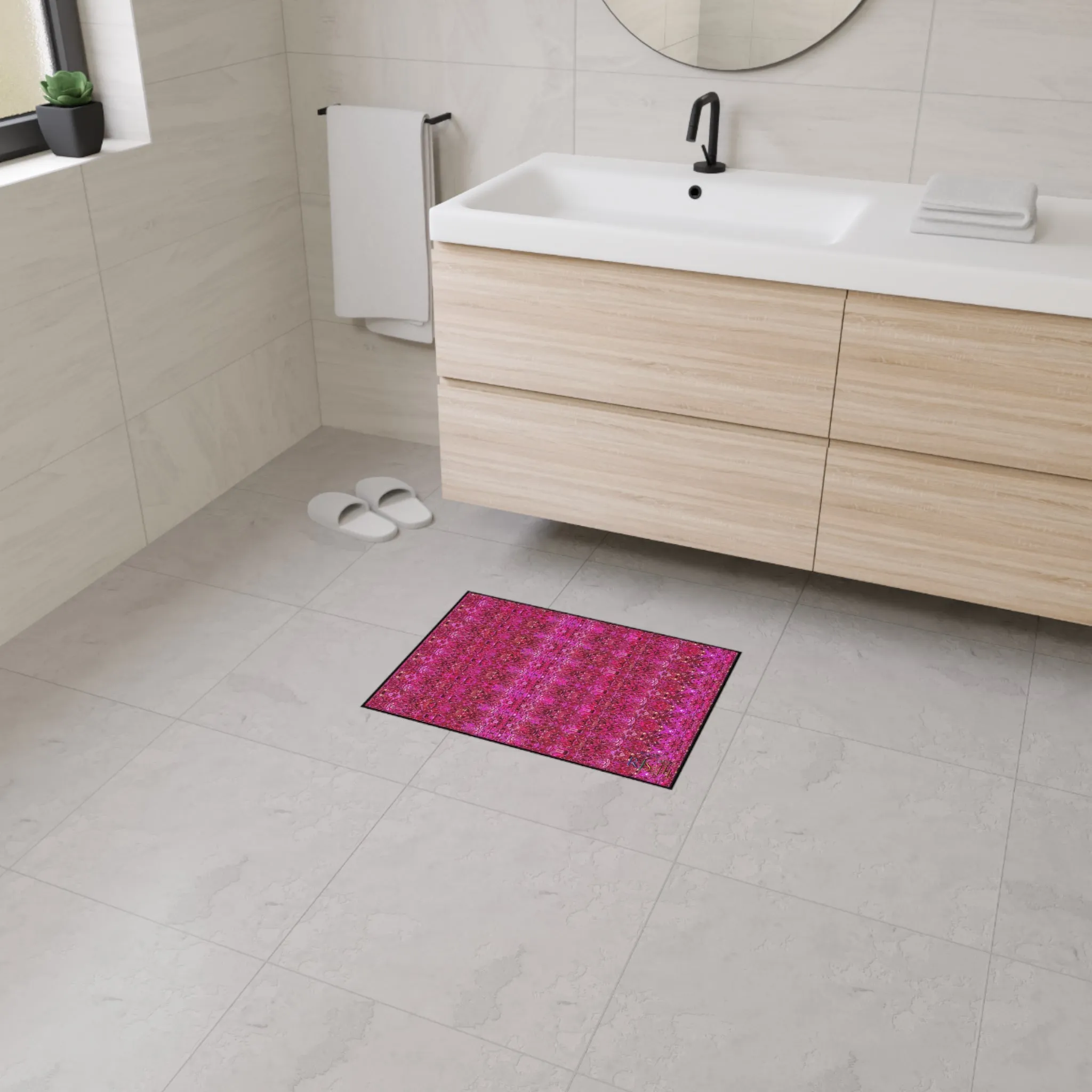 Heavy Duty Floor Mat (Samhain Dream Thaw 13 & Pink Logo@Alchemic) RJSTHw2025 RJS