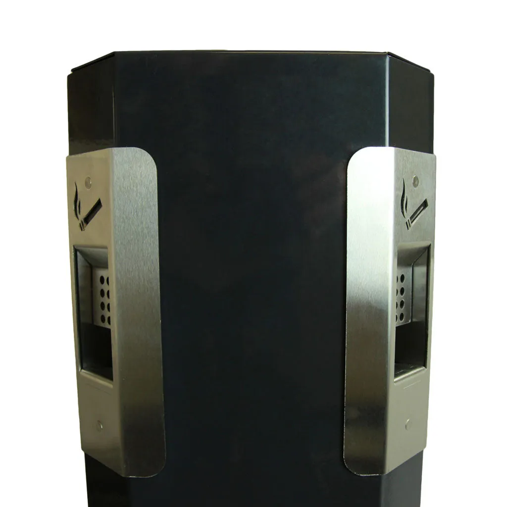 Heavy-Duty Outdoor Pedestal Ashtray - Sold By The Case
