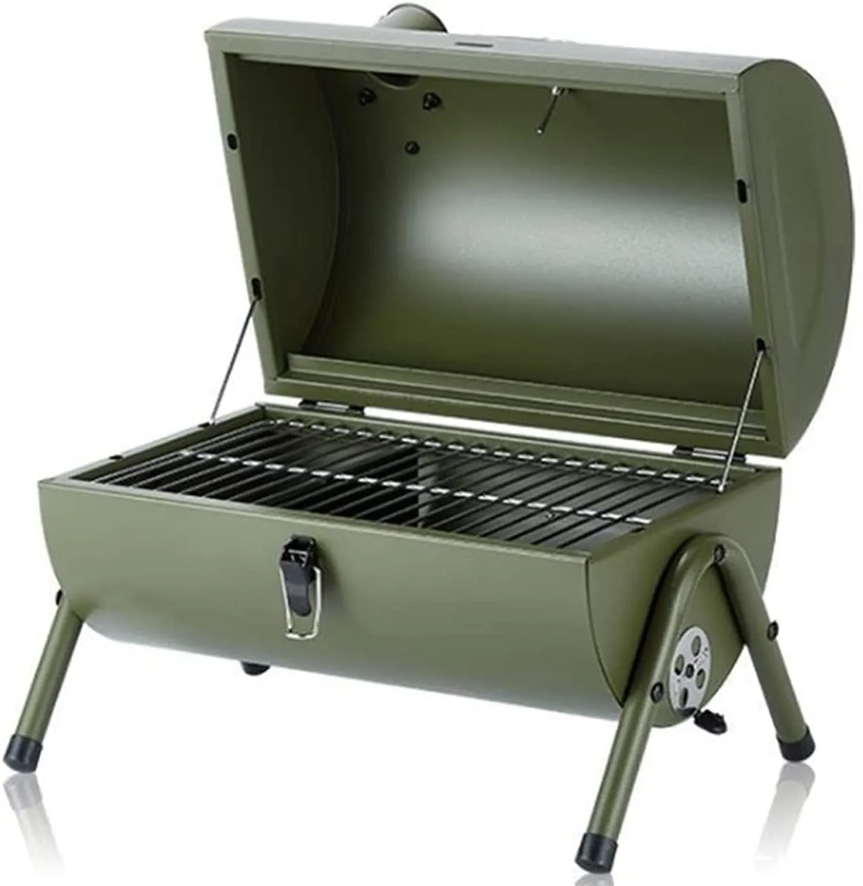 Heavy Duty Portable Charcoal BBQ Smoker Grill Pit