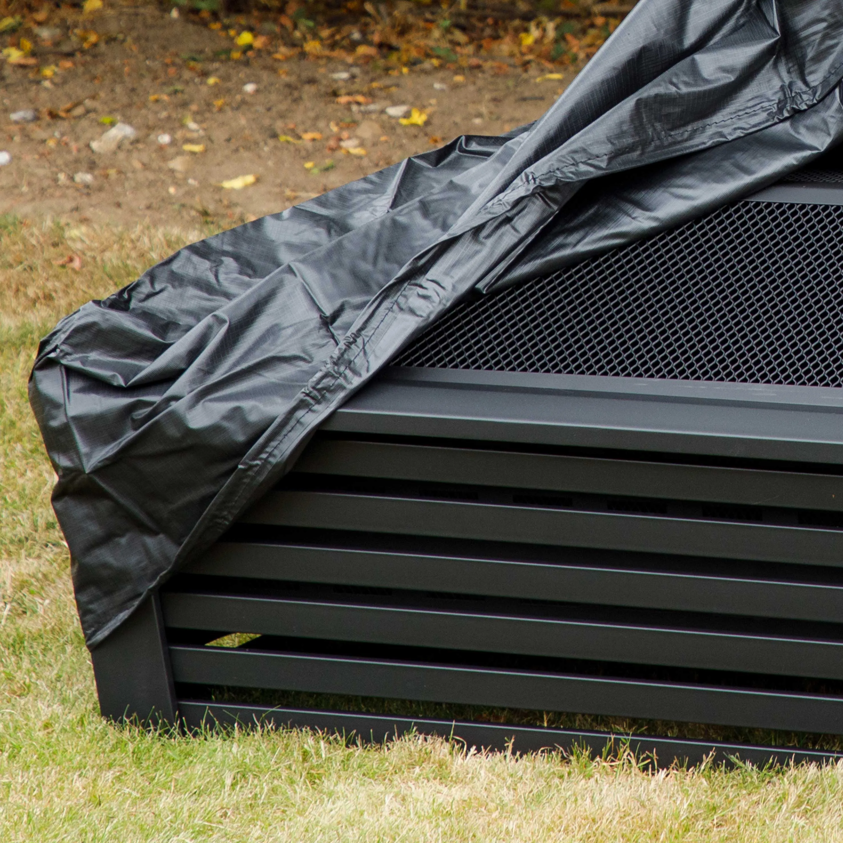 Heavy Duty, Water Resistant, PVC Fire Pit Cover with Drawstrings - DG119