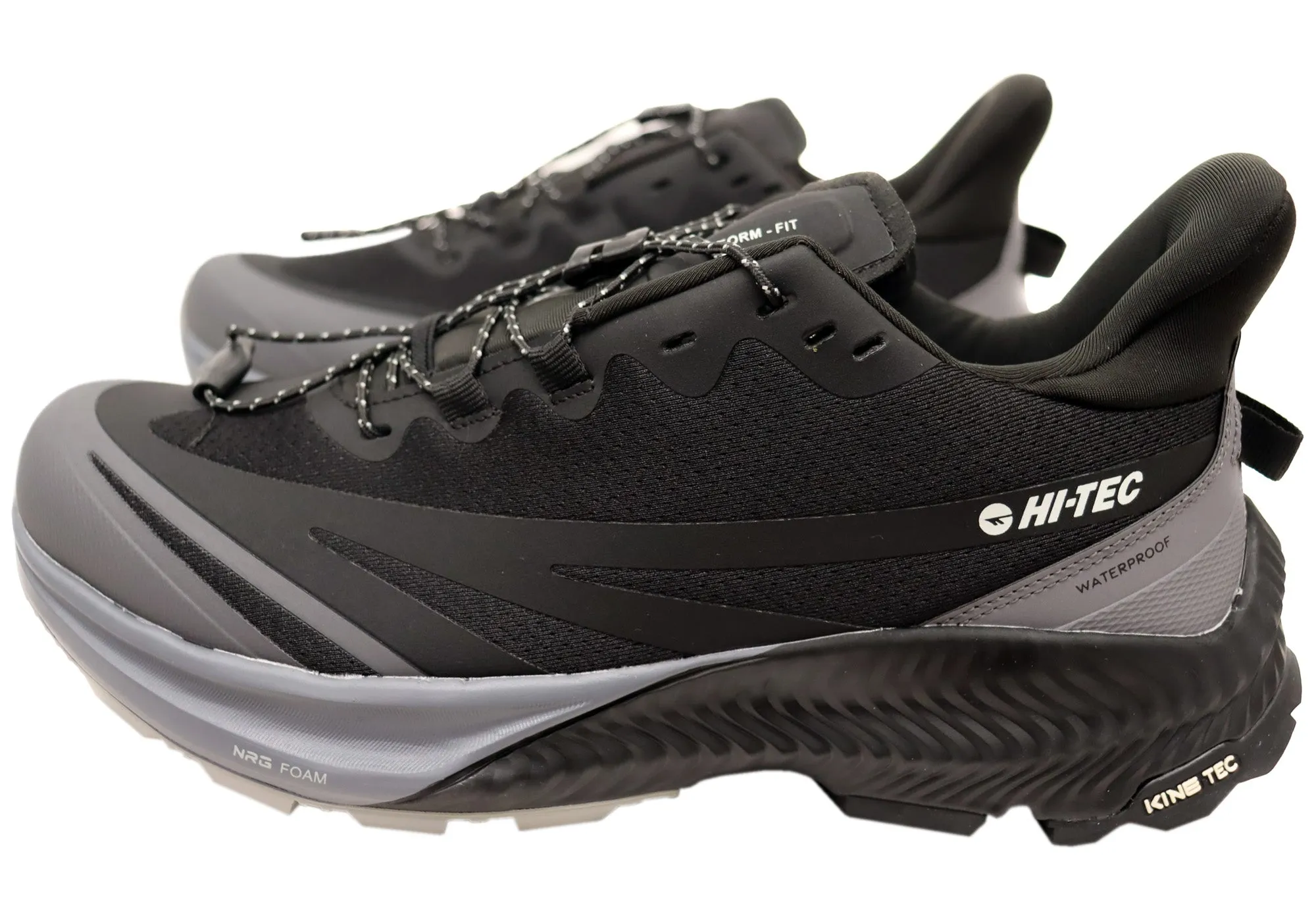 Hi Tec Mens Nomad Low Waterproof Comfortable Hiking Shoes