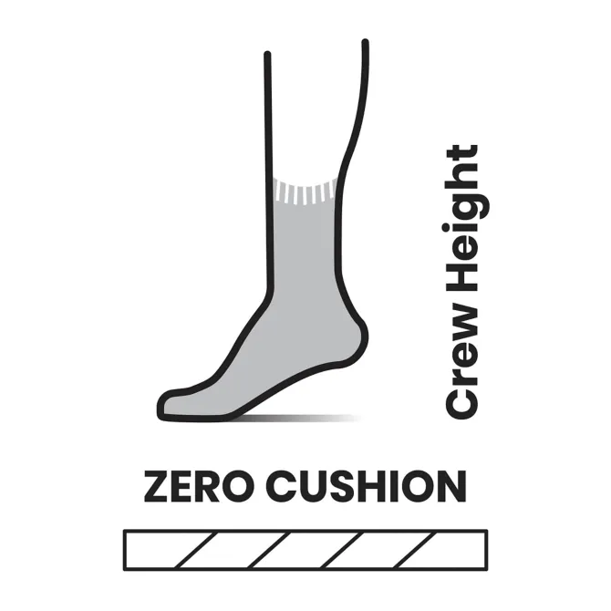 Hike Classic Edition Zero Cushion Liner Crew Socks - SW001650