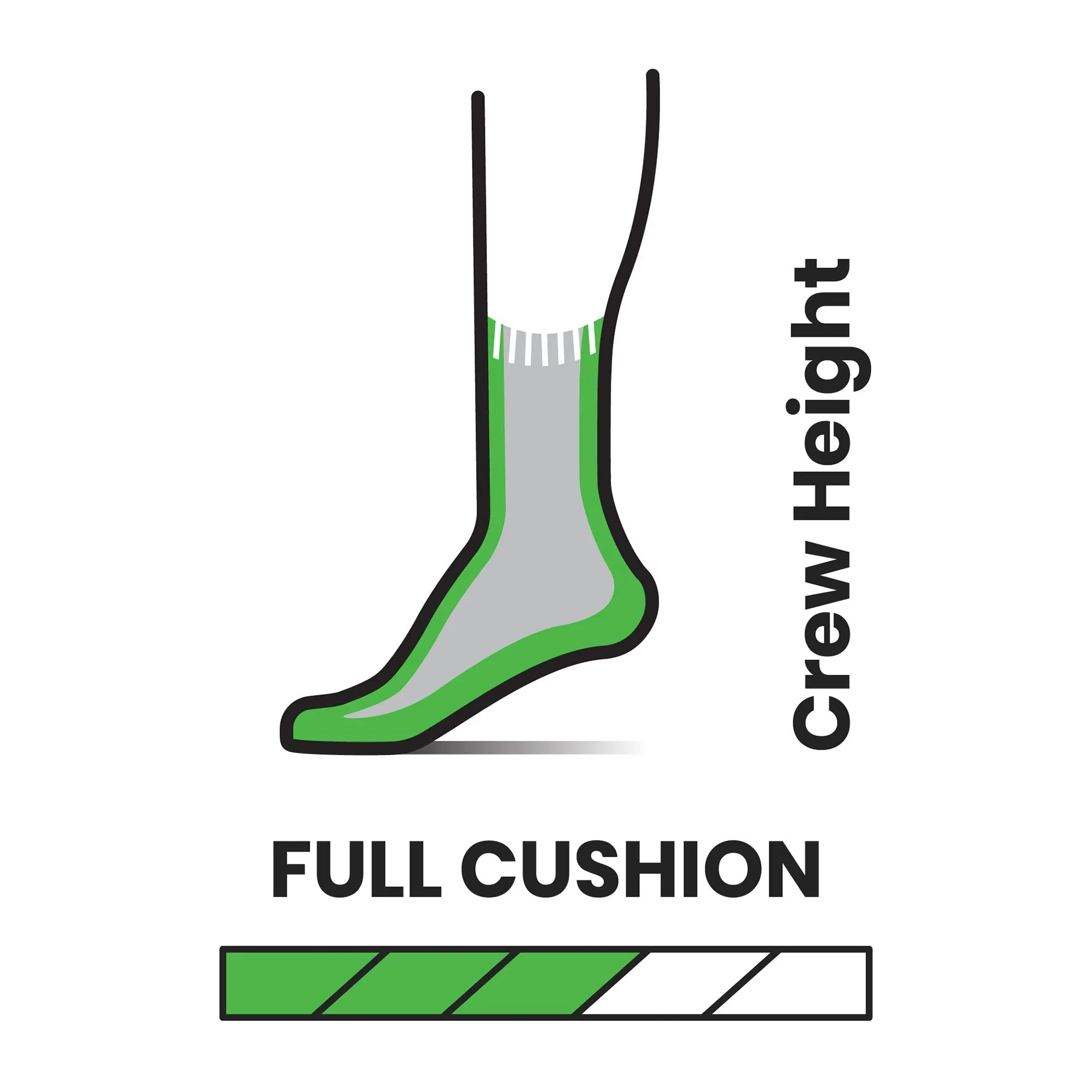 Hike Full Cushion Margarita Crew Socks (Kids') - SW001692