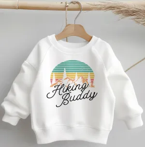 Hiking Buddy Rertro Toddler & Kids Sweatshirt