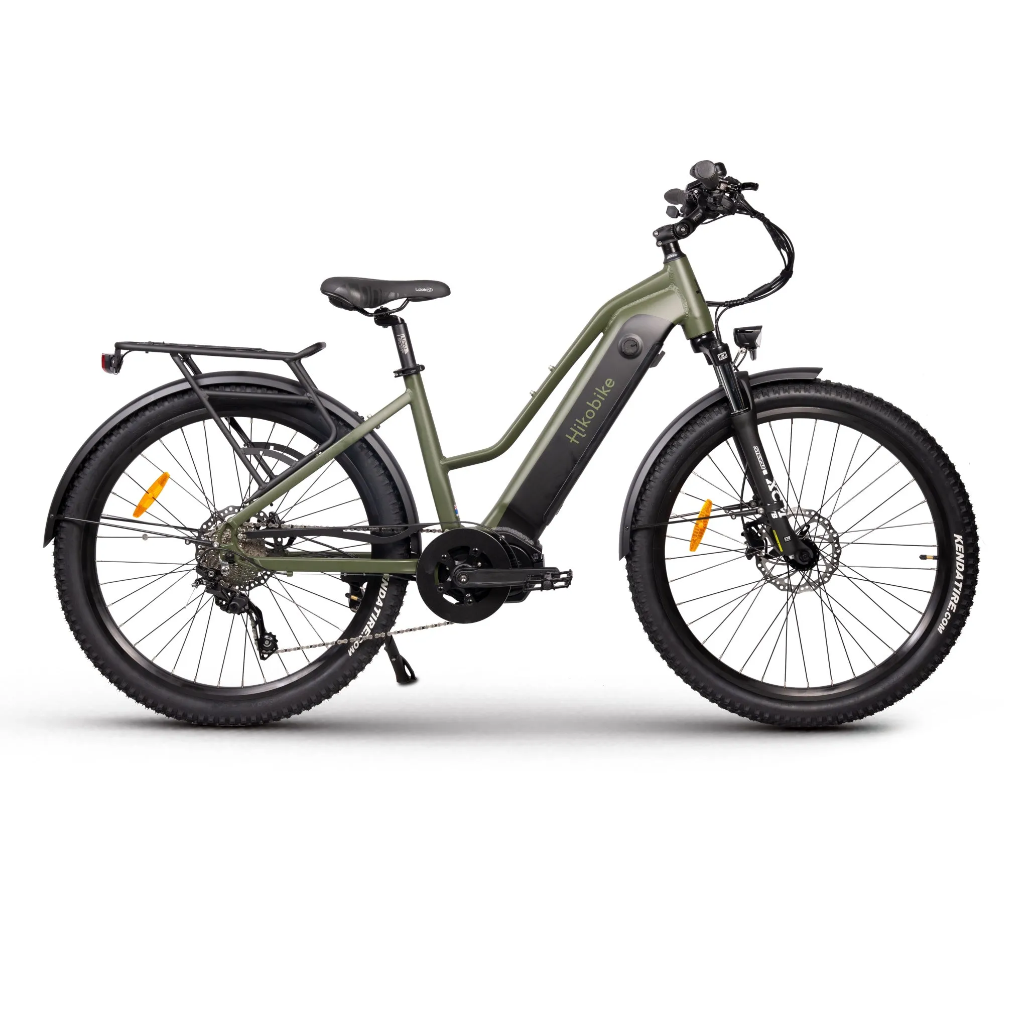 Hiko Rangler Electric Bike 672Wh Battery Olive