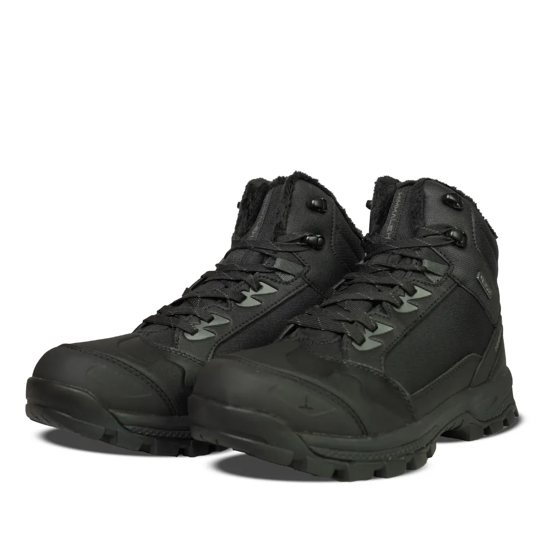 HIMMALEH Trekking/Hiking Shoe With Inside Fur 15505 (BLACK) Waterproof