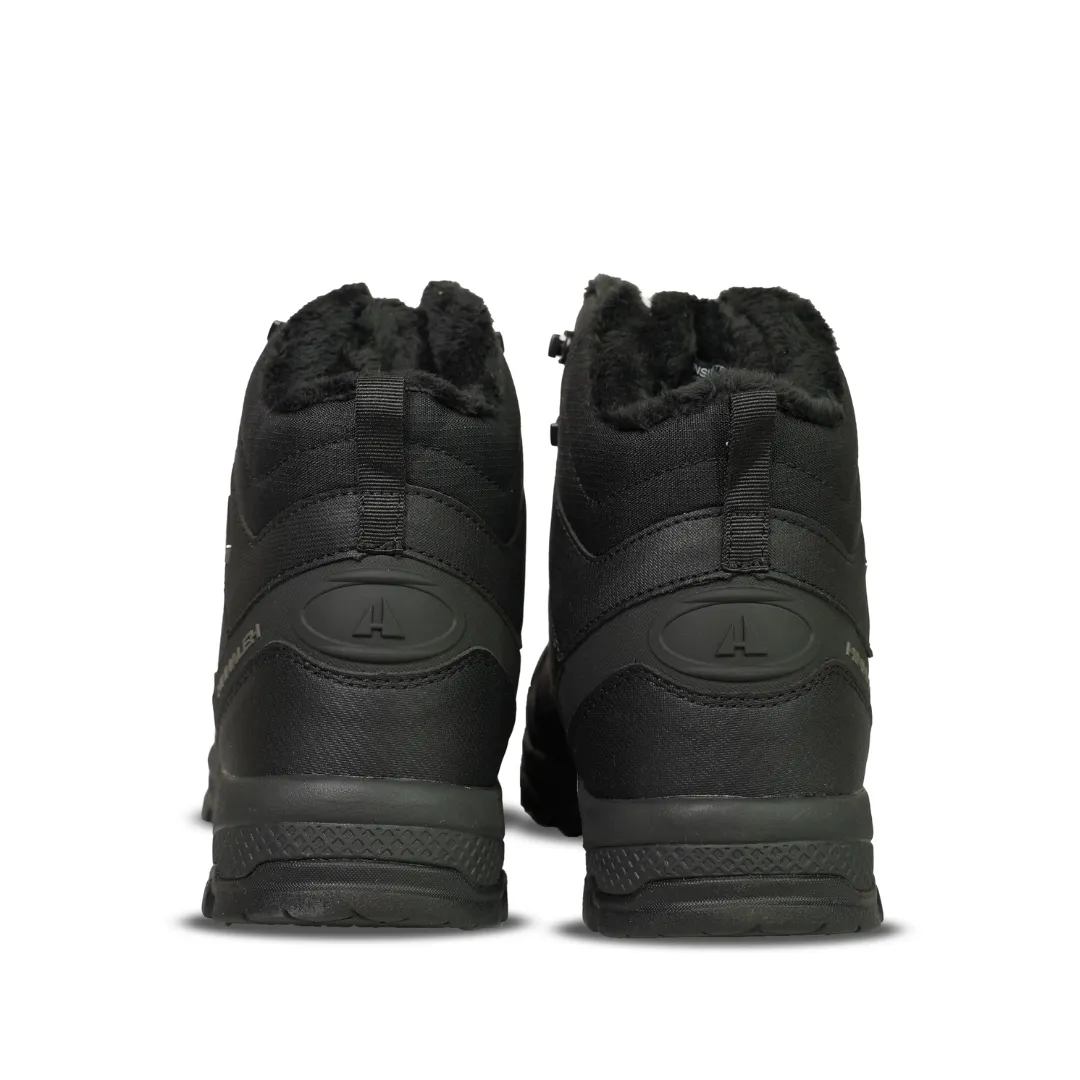 HIMMALEH Trekking/Hiking Shoe With Inside Fur 15505 (BLACK) Waterproof