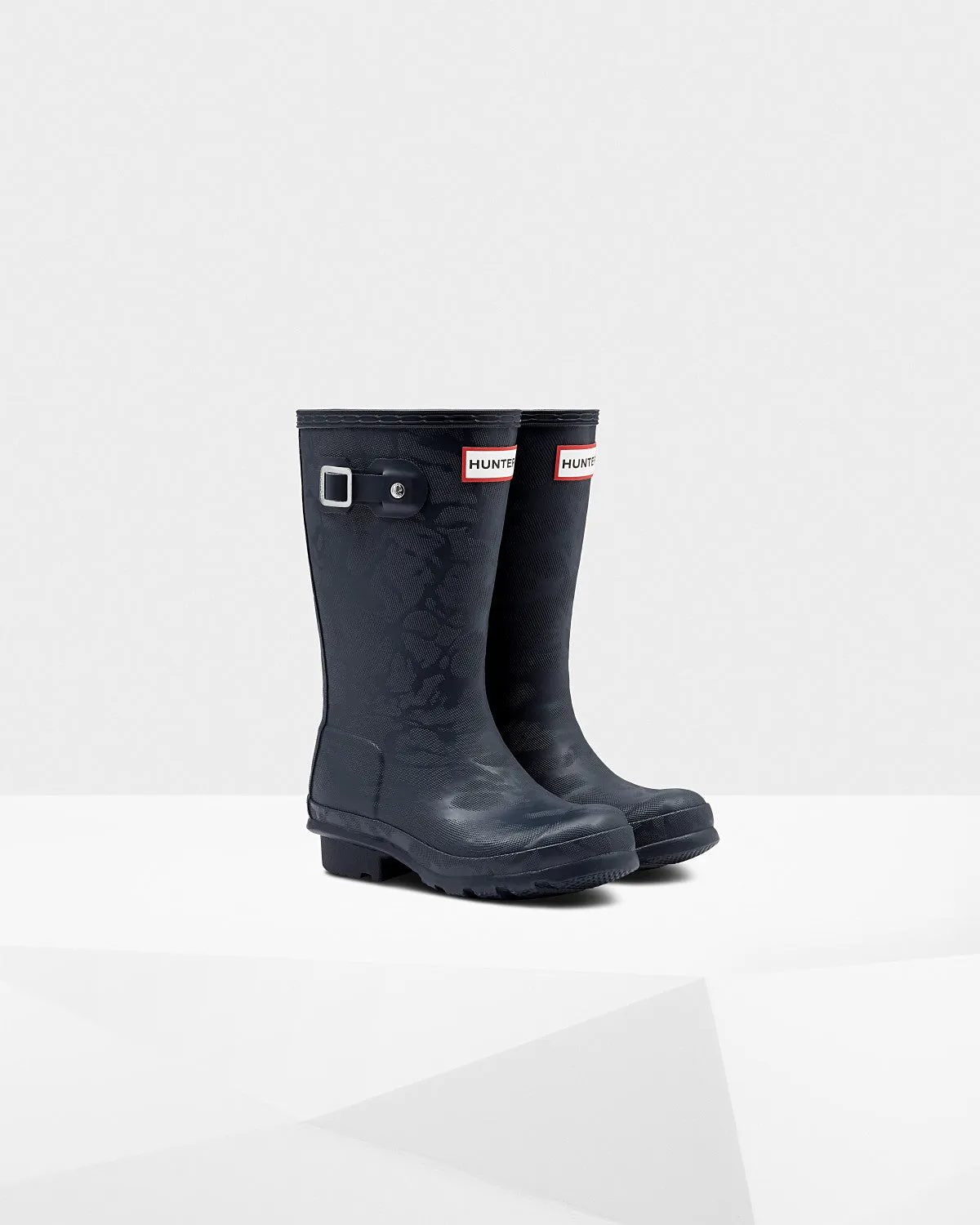 Hunter Navy Insulated Kids Rain Boot