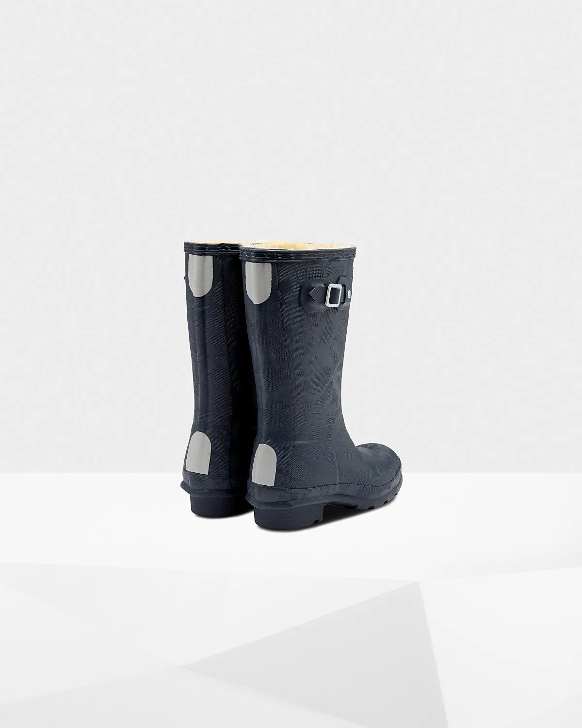 Hunter Navy Insulated Kids Rain Boot