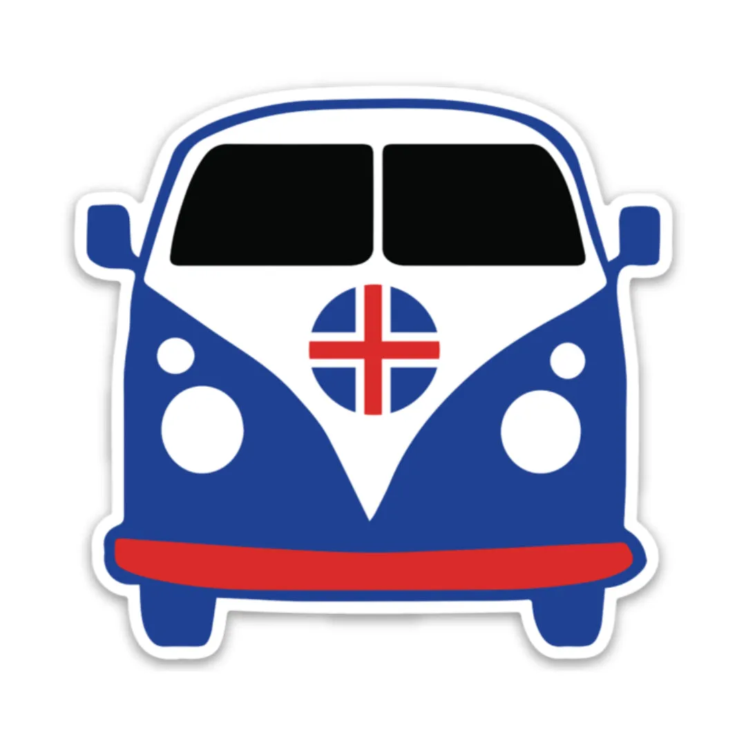 Icelandic Camper Van Sticker