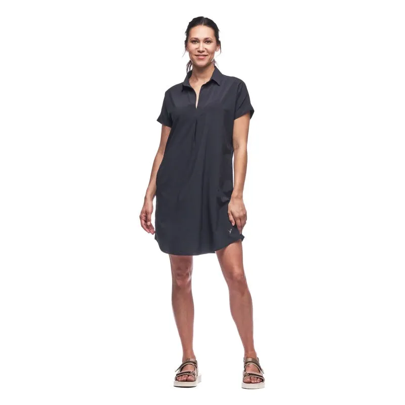 Indyeva Frivol Knee Length Short Sleeve Shirt Dress