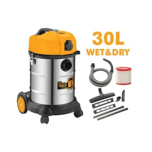 Ingco Wet & Dry Vacuum Cleaner 30 Liters 1400W - VC14301